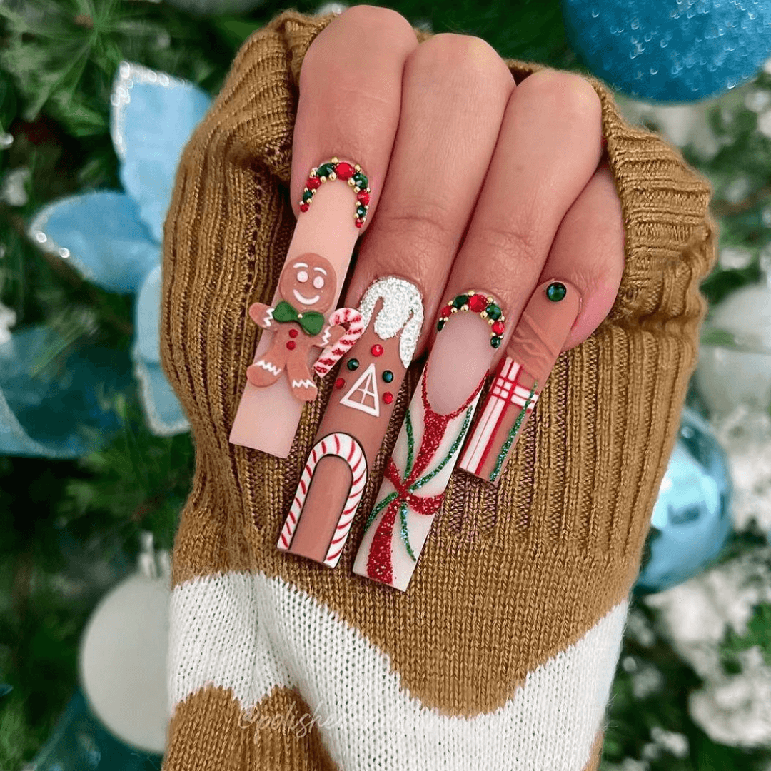 christmas-nails-candy-canes-and-gingerbread-men