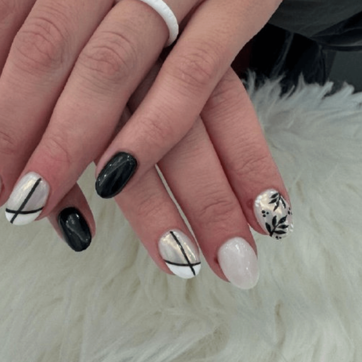 Fall Leaves Nail Art