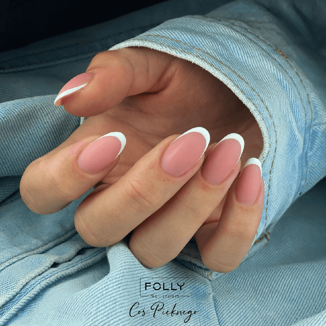French paznokcie paznokcie french różowe