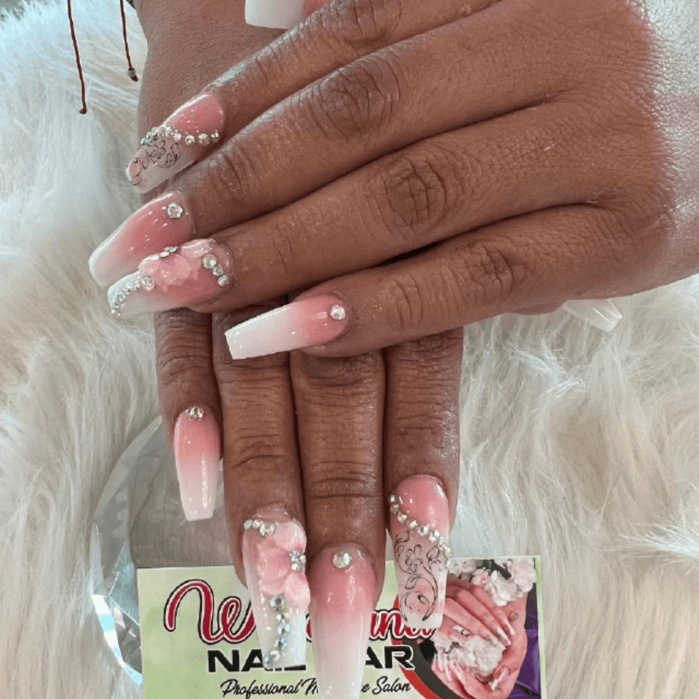 Rhinestone Nail Art Ideas