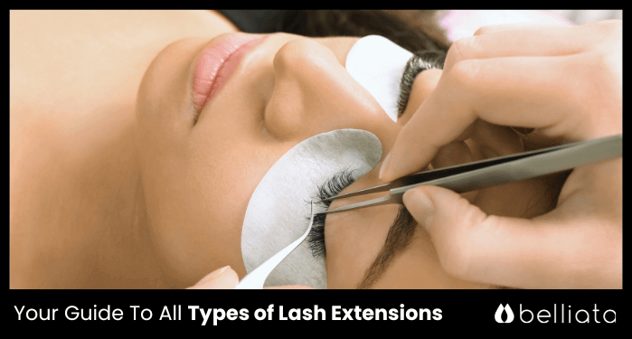 Types of lash extensions