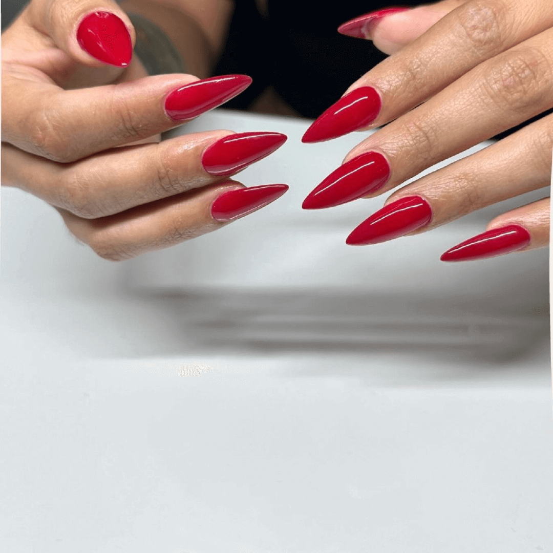 Red nails designs