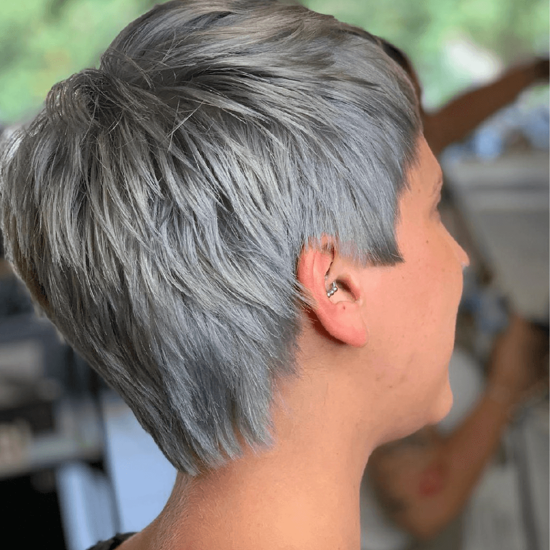 Corte pixie muy corto