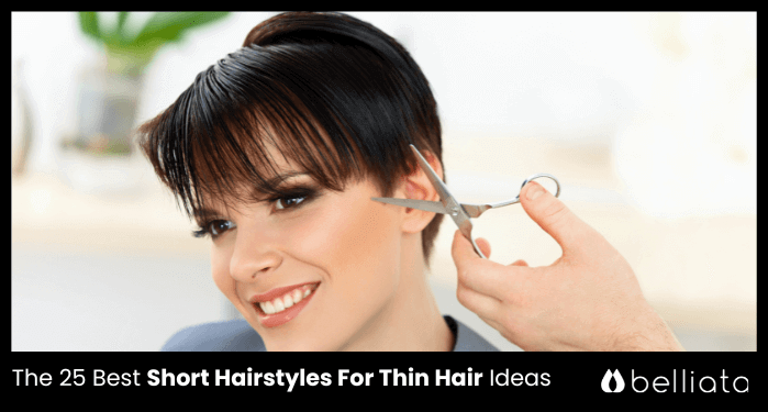 The 25 Best Short Hairstyles For Thin Hair Ideas For 2024 | belliata.com
