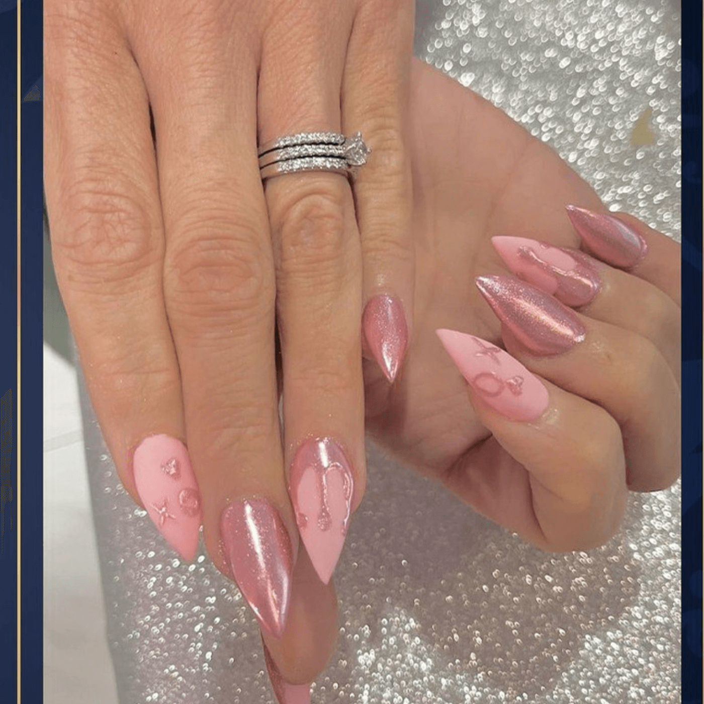 Short Stiletto Nails