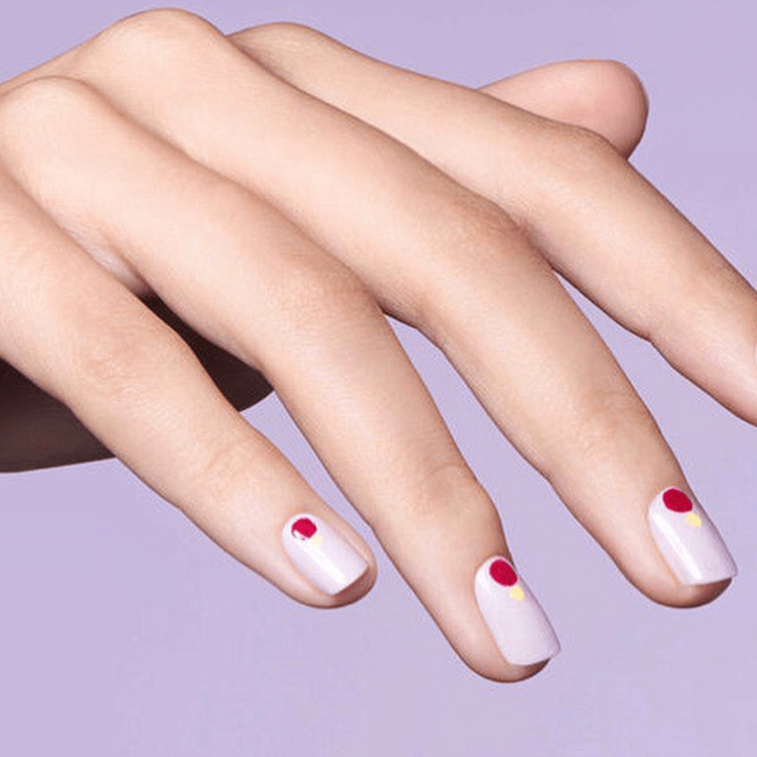 White Square Nails