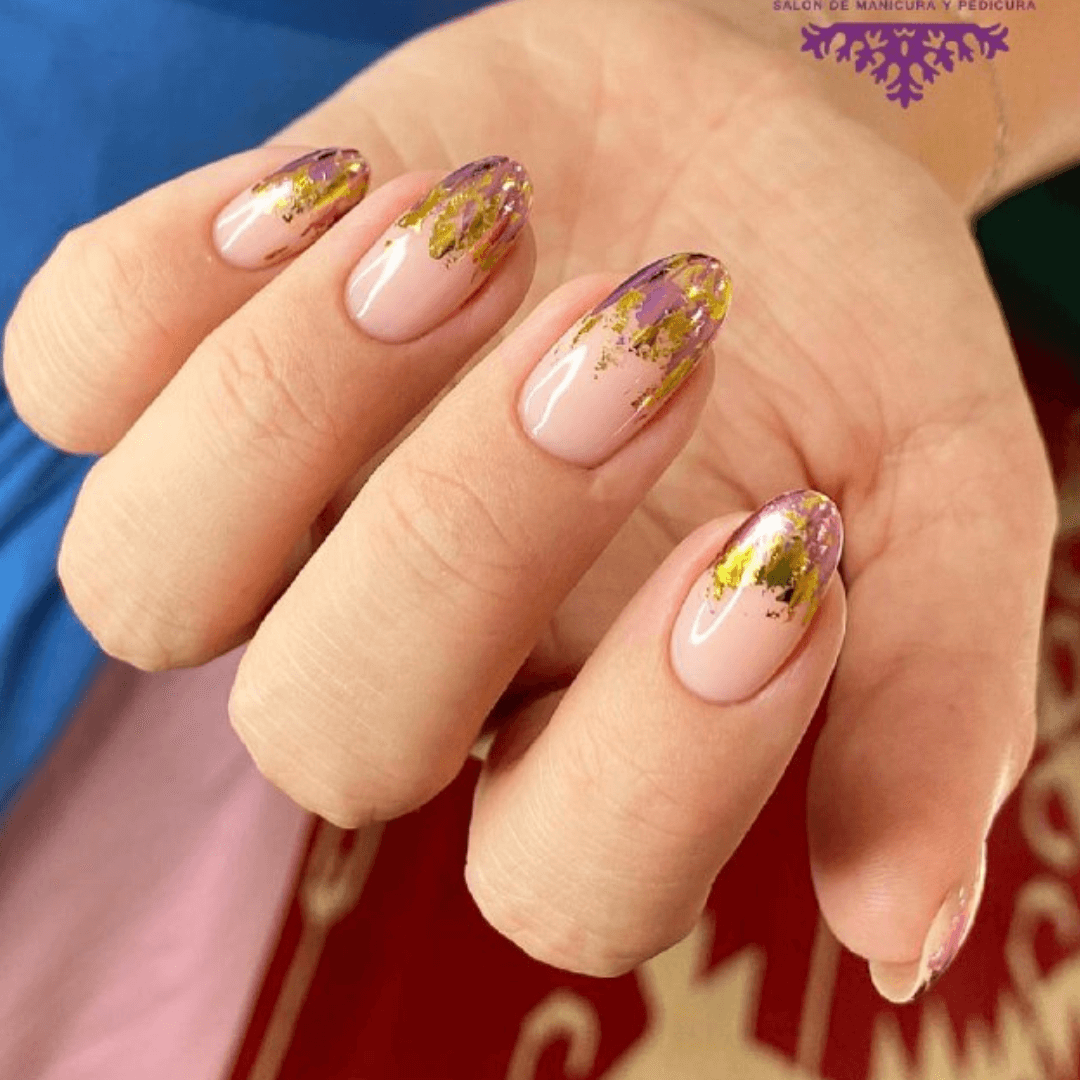 Uñas con Diseño de Sirena Francesa