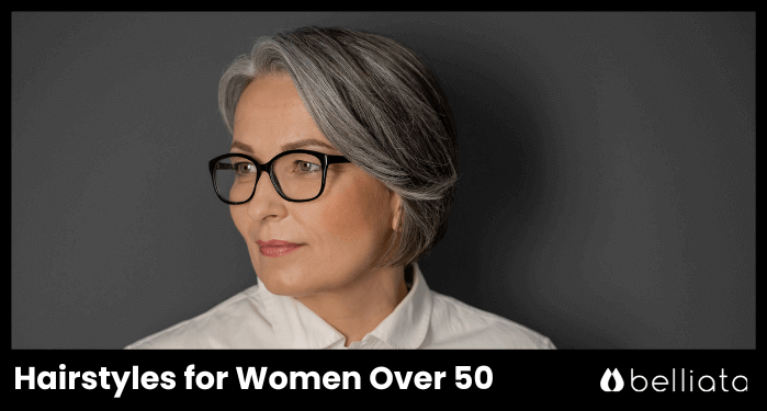 Timeless and Trendy Hairstyles for Women Over 50 for 2024 | belliata.com