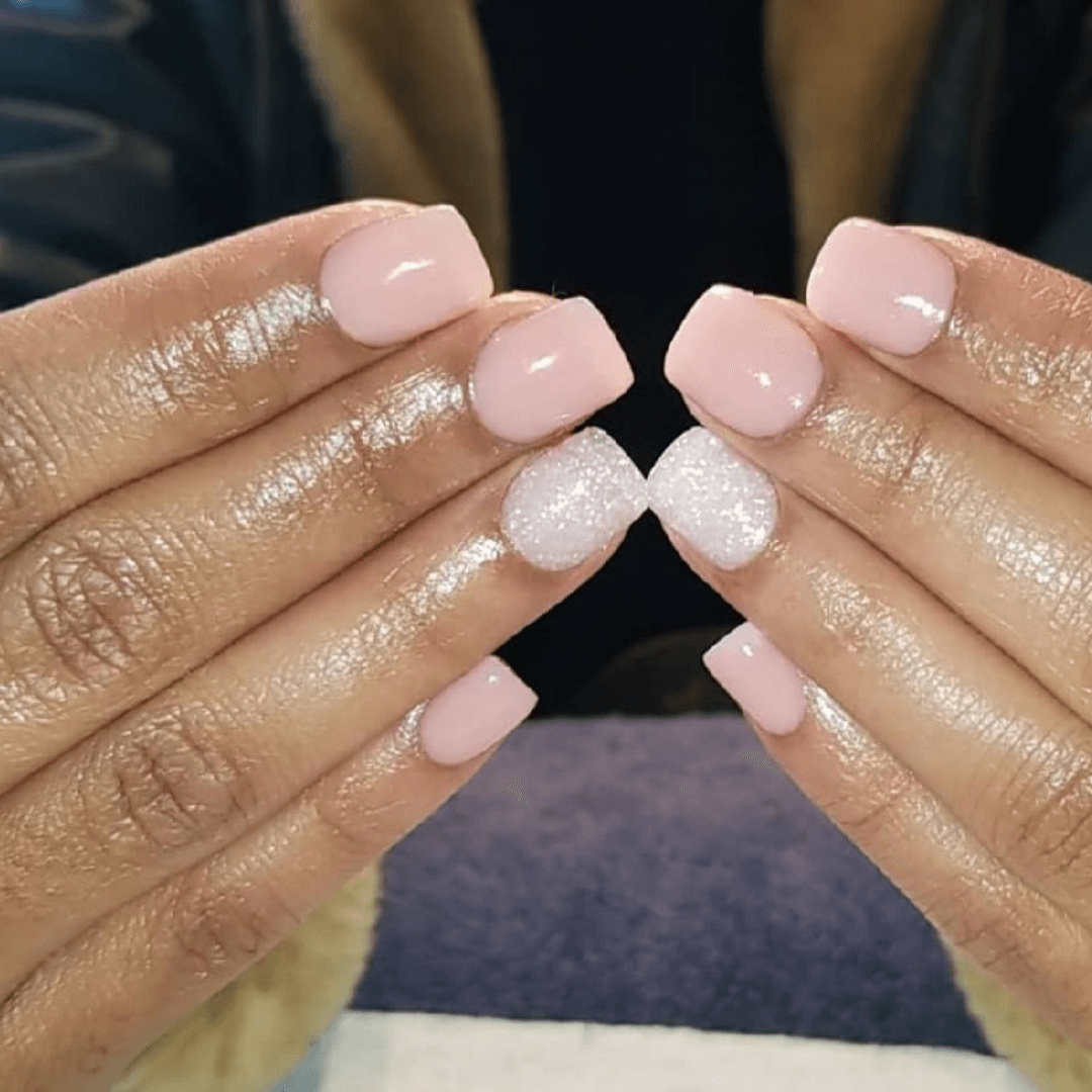 Square oval nail shape designs