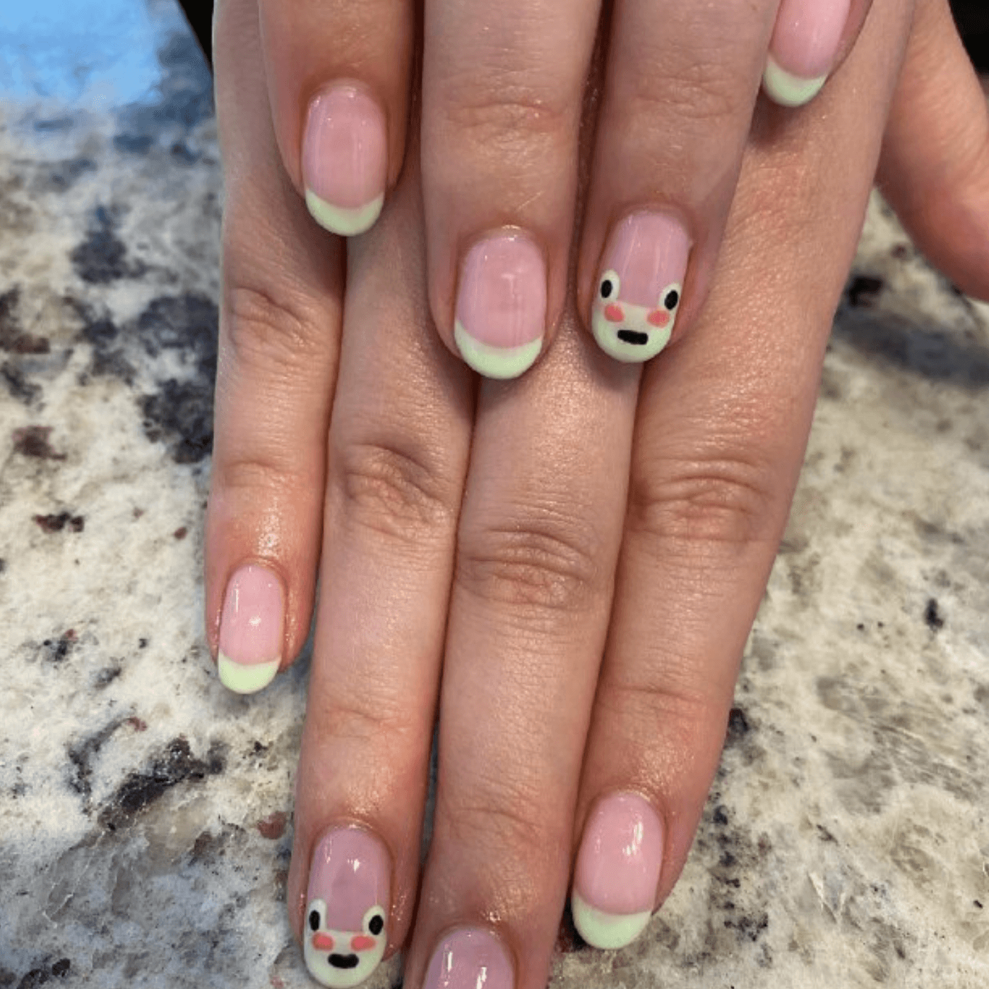 Fun Nail Art with Smiley Faces