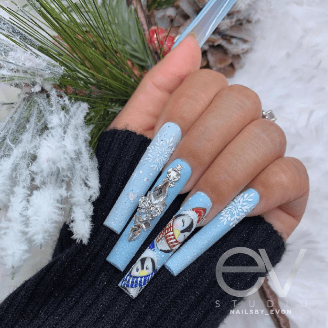 Winter nails design