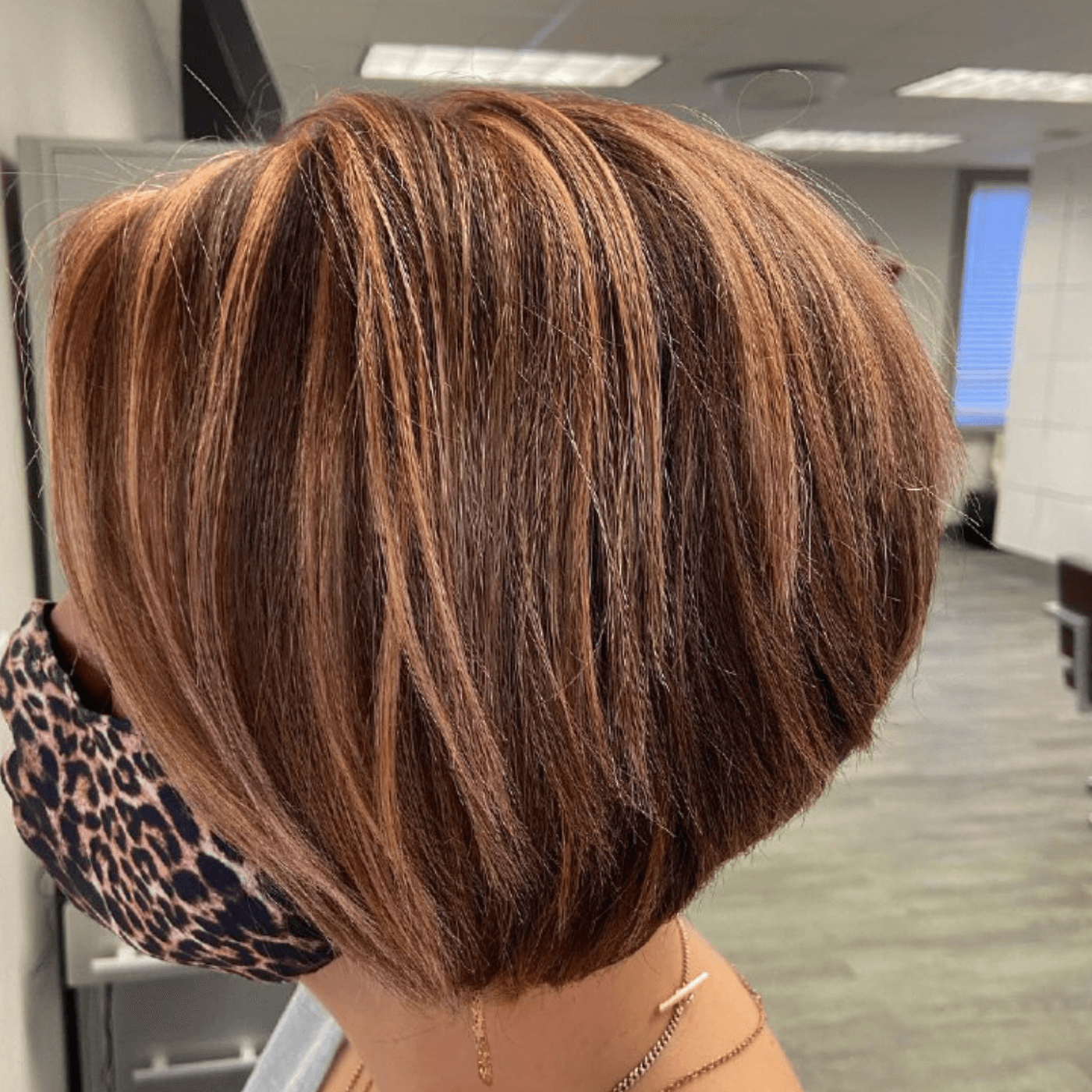 Round Pixie Bob with Bangs