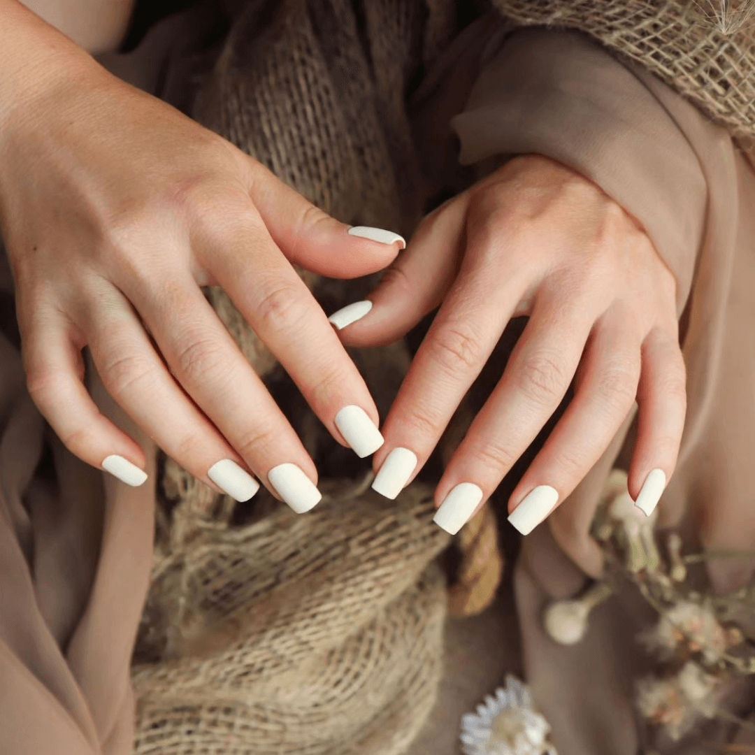 Matte Nude Nails