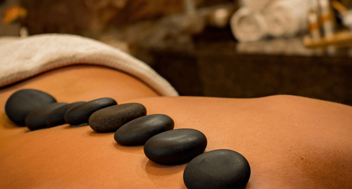 Hot stone massage