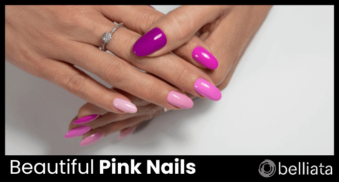 Inspirations for Beautiful Pink Nails for 2024 | belliata.com