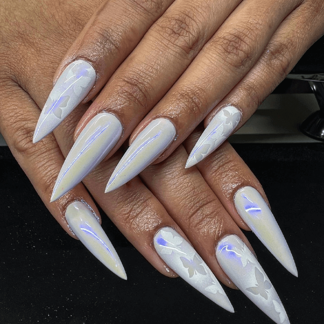 Subtle White Nail Designs