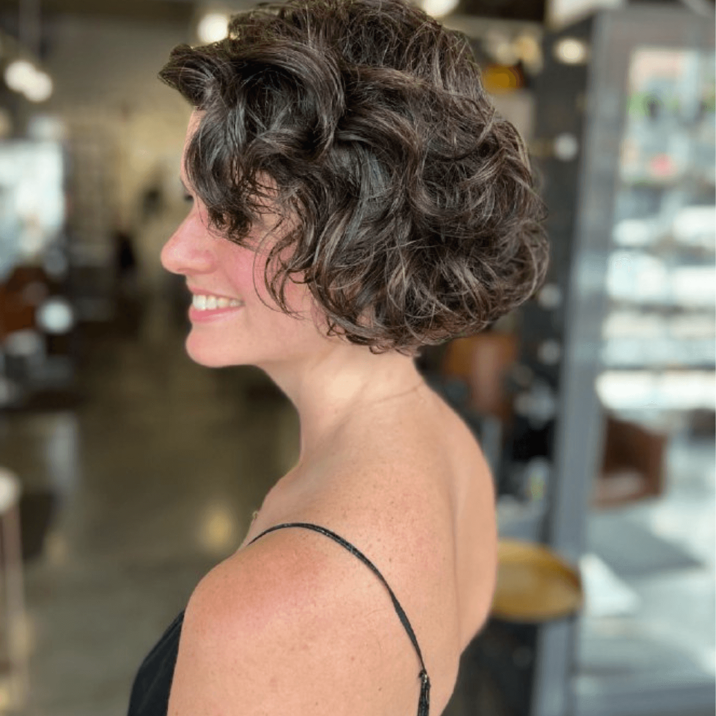 Tousled, Wavy Bob