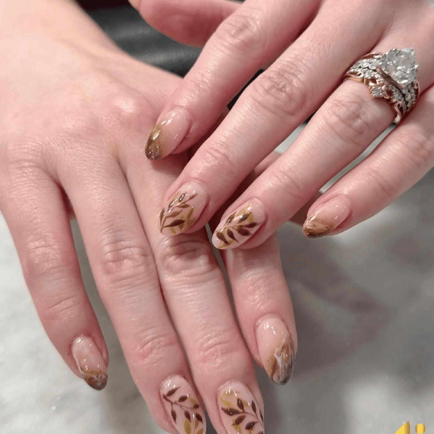 Simple Fall Nail Designs