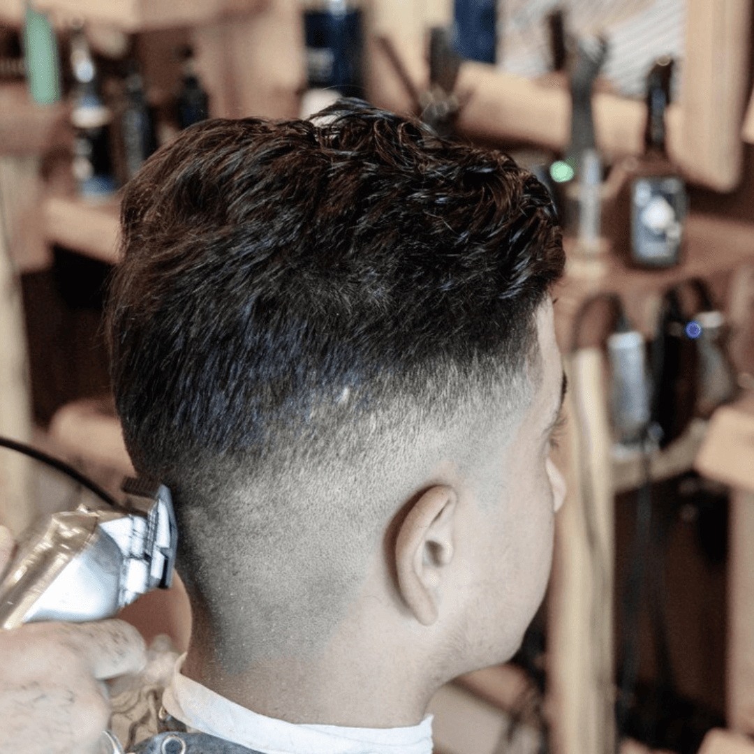 Teen Boy Haircuts Layered Textured Crop with Faded Sides