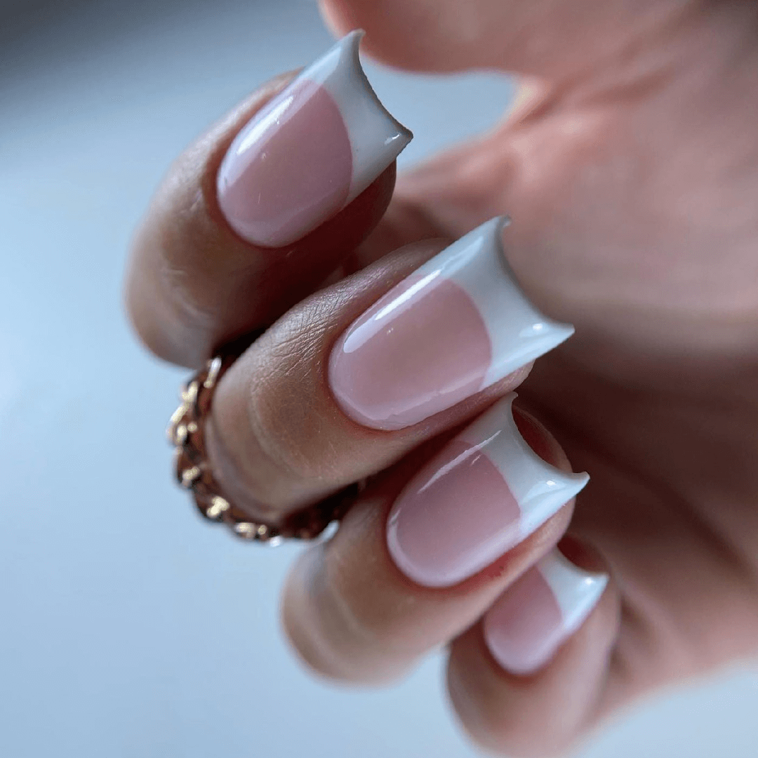 French paznokcie french paznokcie kwadratowe