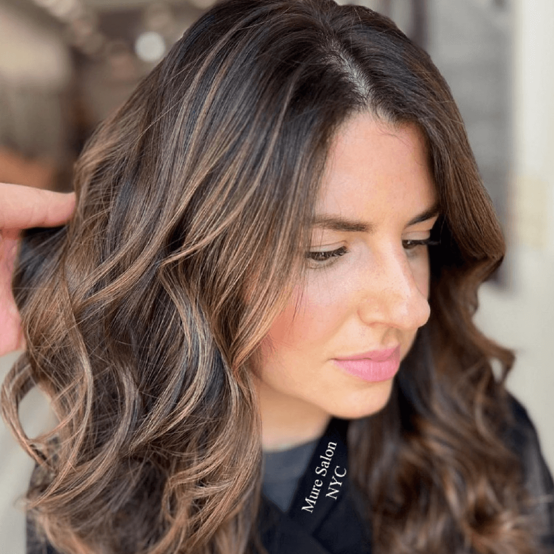 Chocolate brown balayage