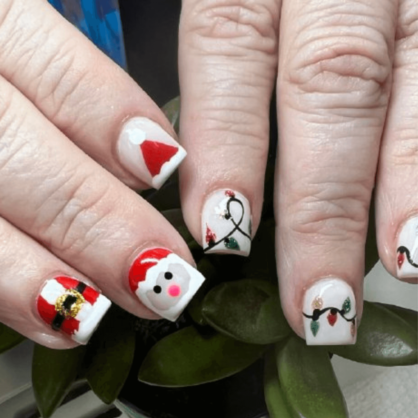 Holiday-Themed Nail Art