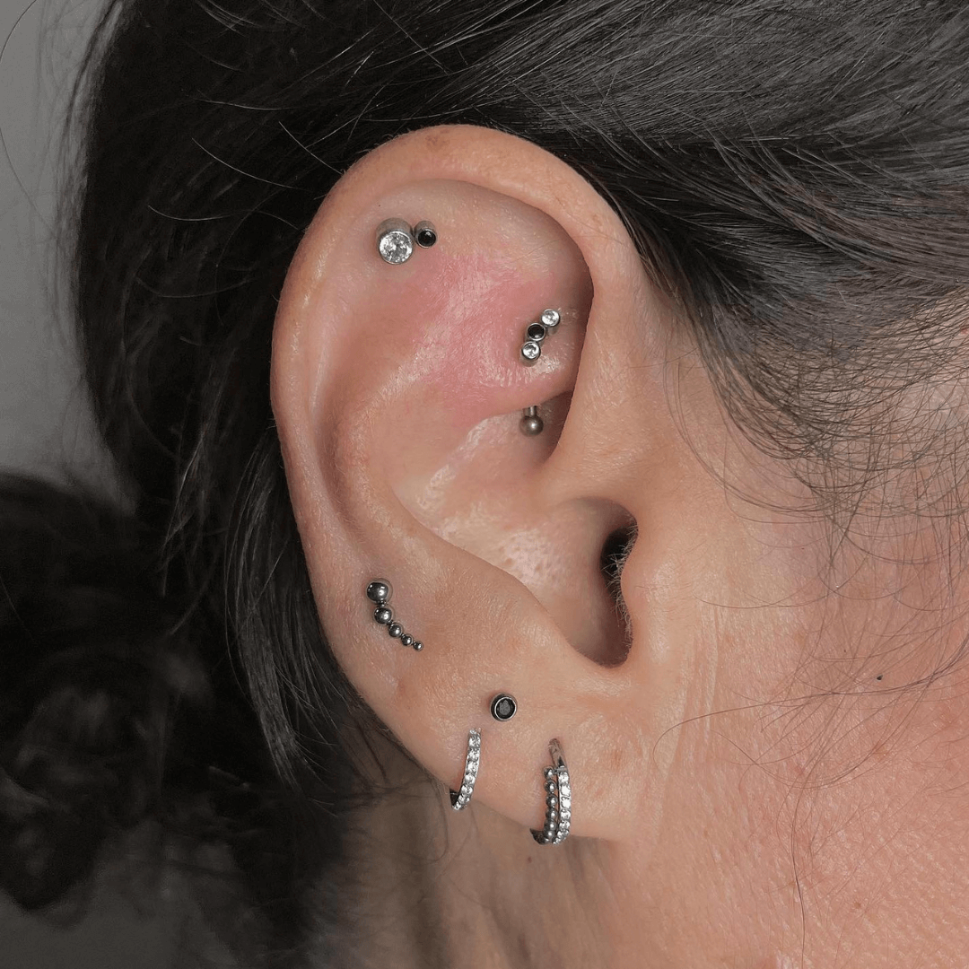 Tipos de piercing perforaciones en la oreja