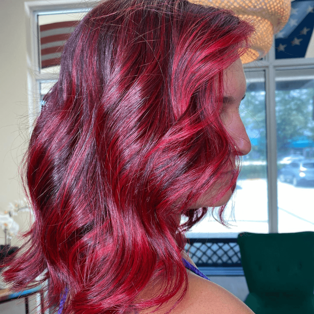 Looking for dark red hair color ideas to make your hair flip into the most  enchanting look? We would eagerly recommend that you try dark ... |  Instagram