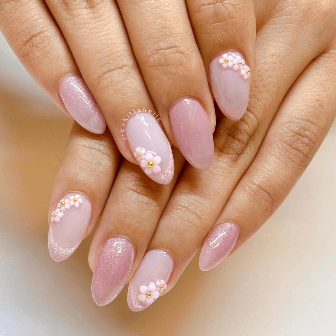 Dip powder nail