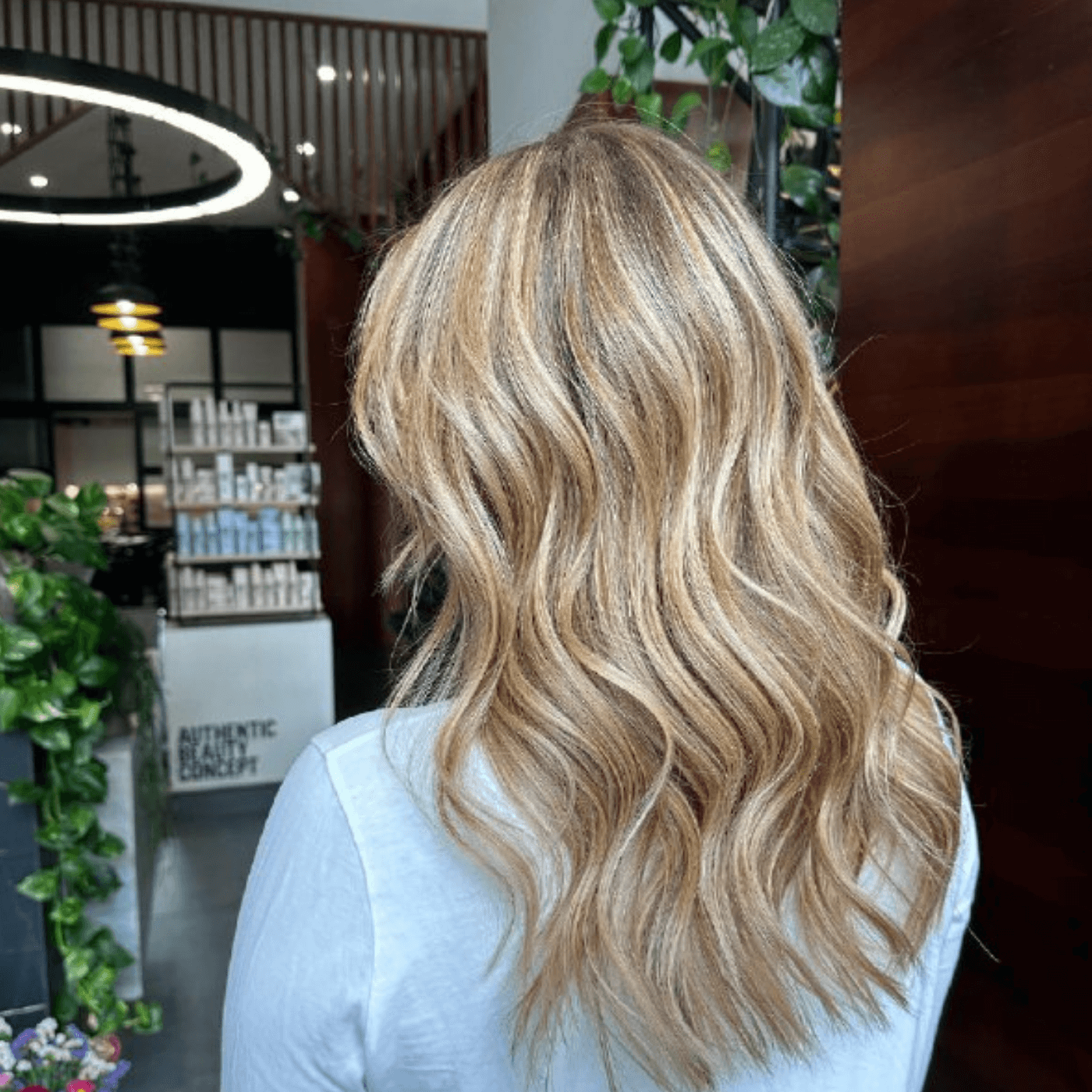 Miodowy Blond Ombre