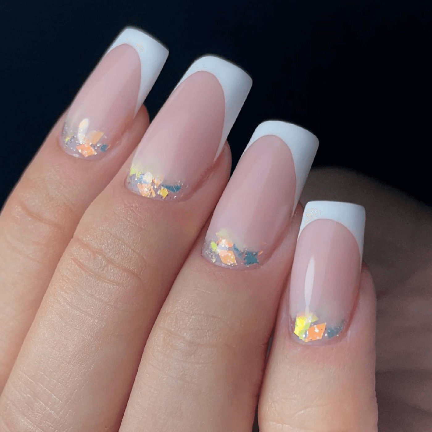 Double French Manicure