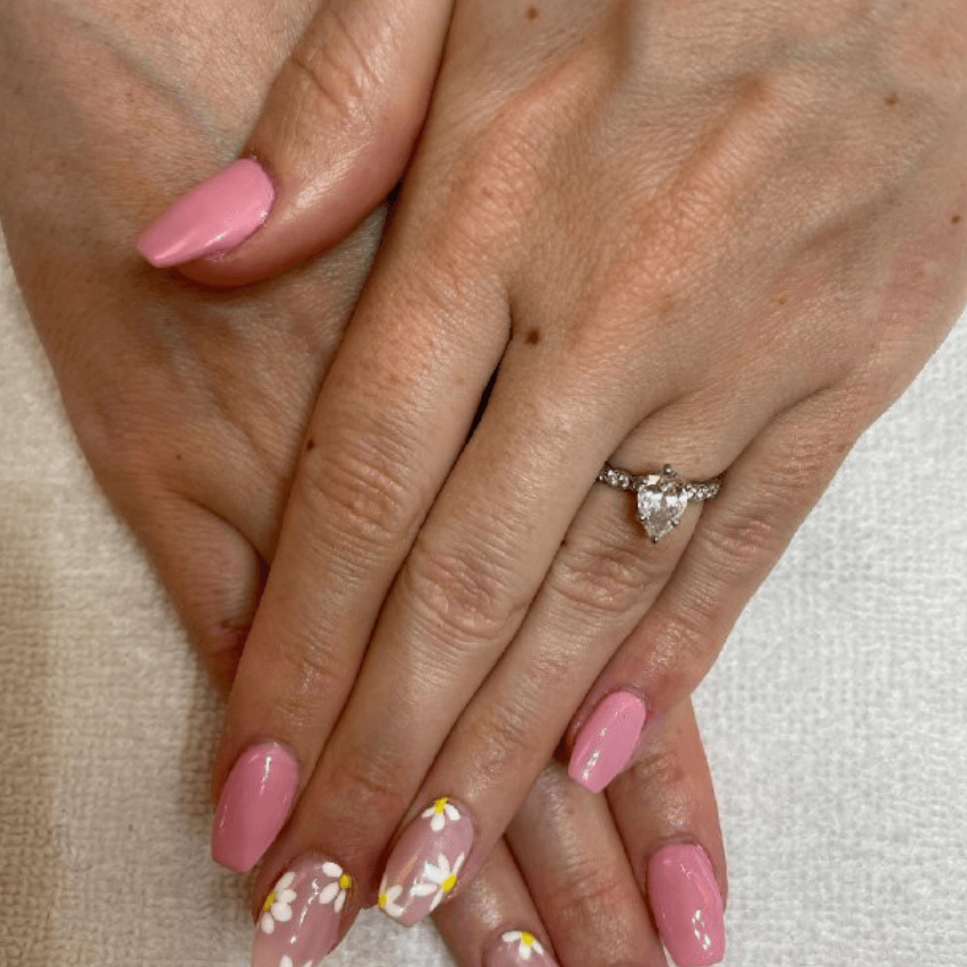 Ballerina Nail Shapes in Nude Tones