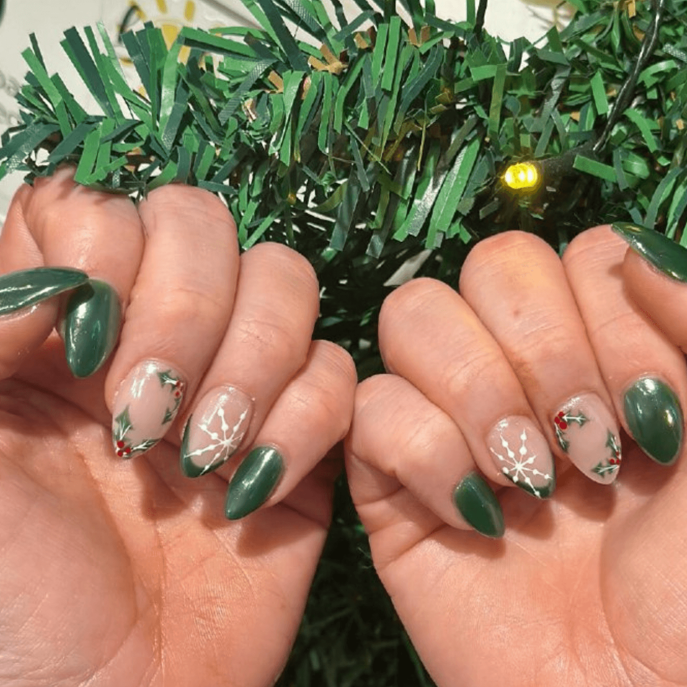 Neon Green Nails