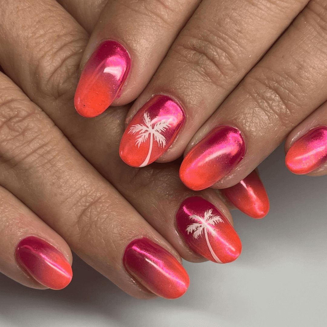 Fashionable Pink Nails
