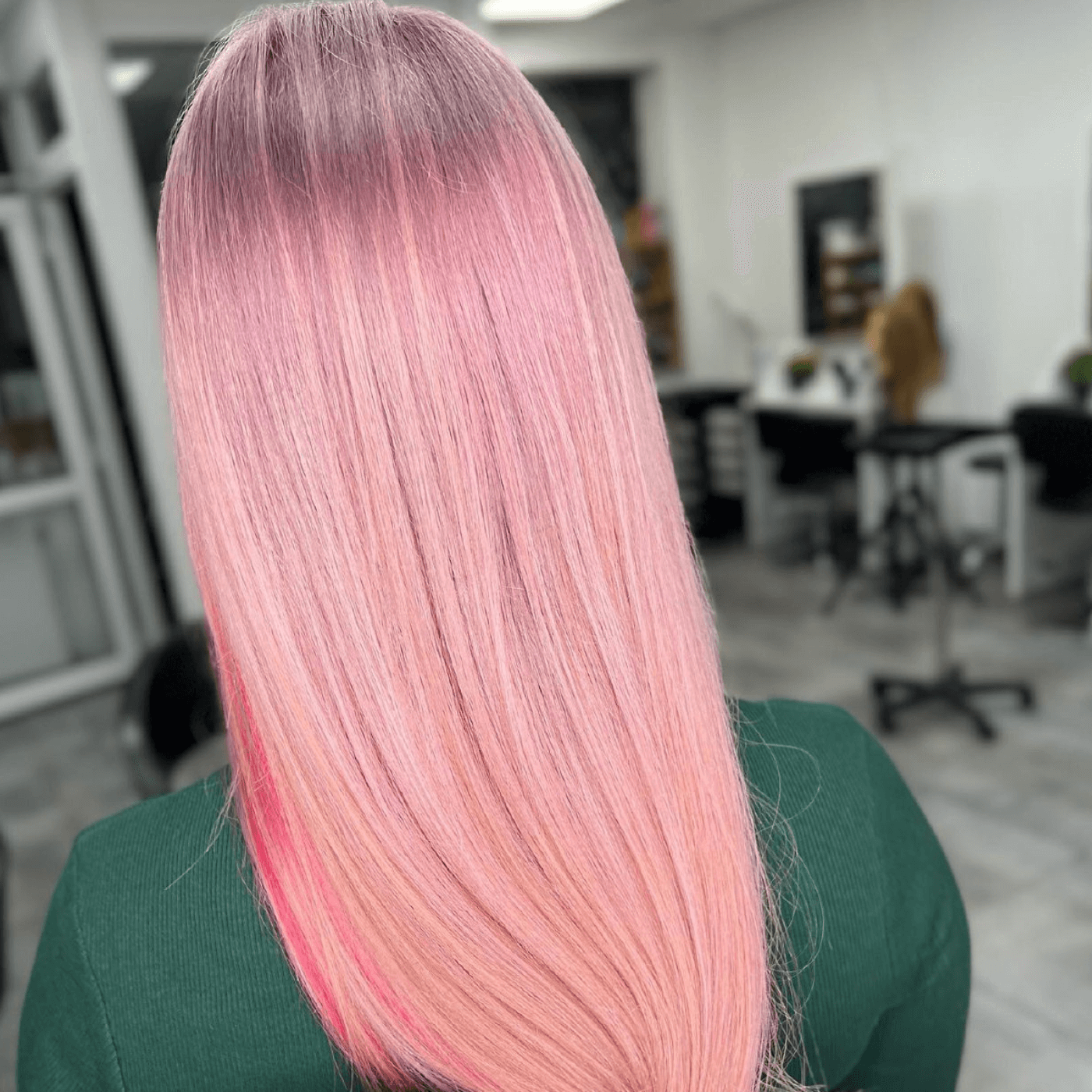 Truskawkowy Blond Ombre