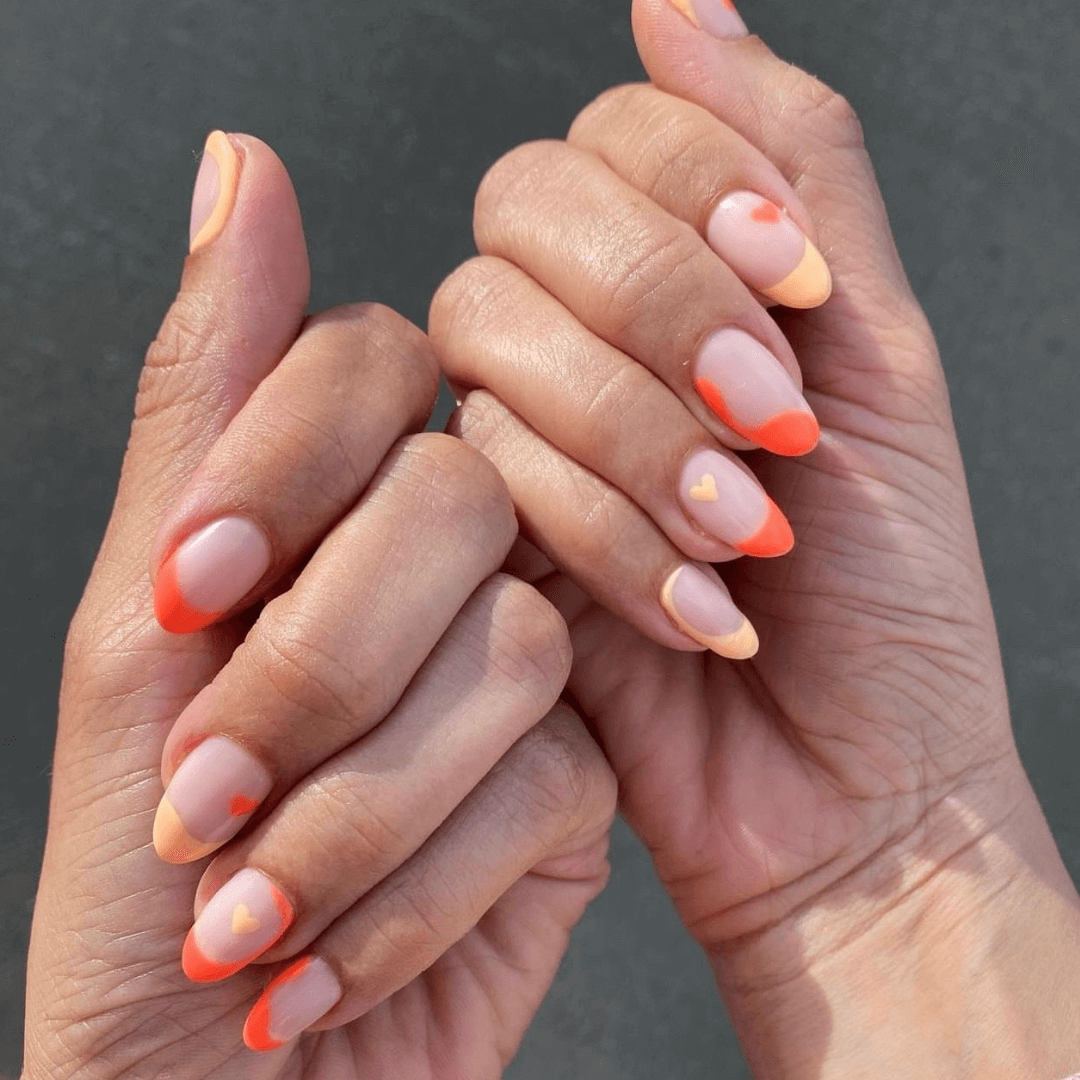 Delicate fall nails