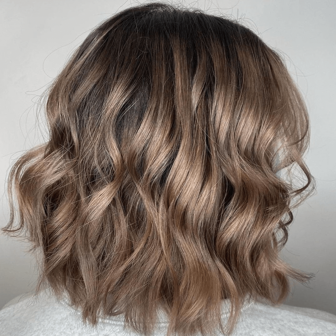 Messy, textured bob 