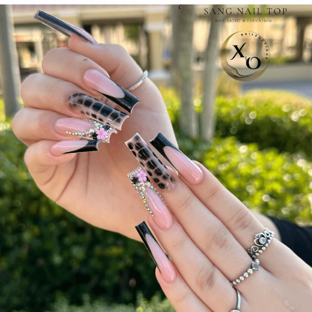 Long square nail designs