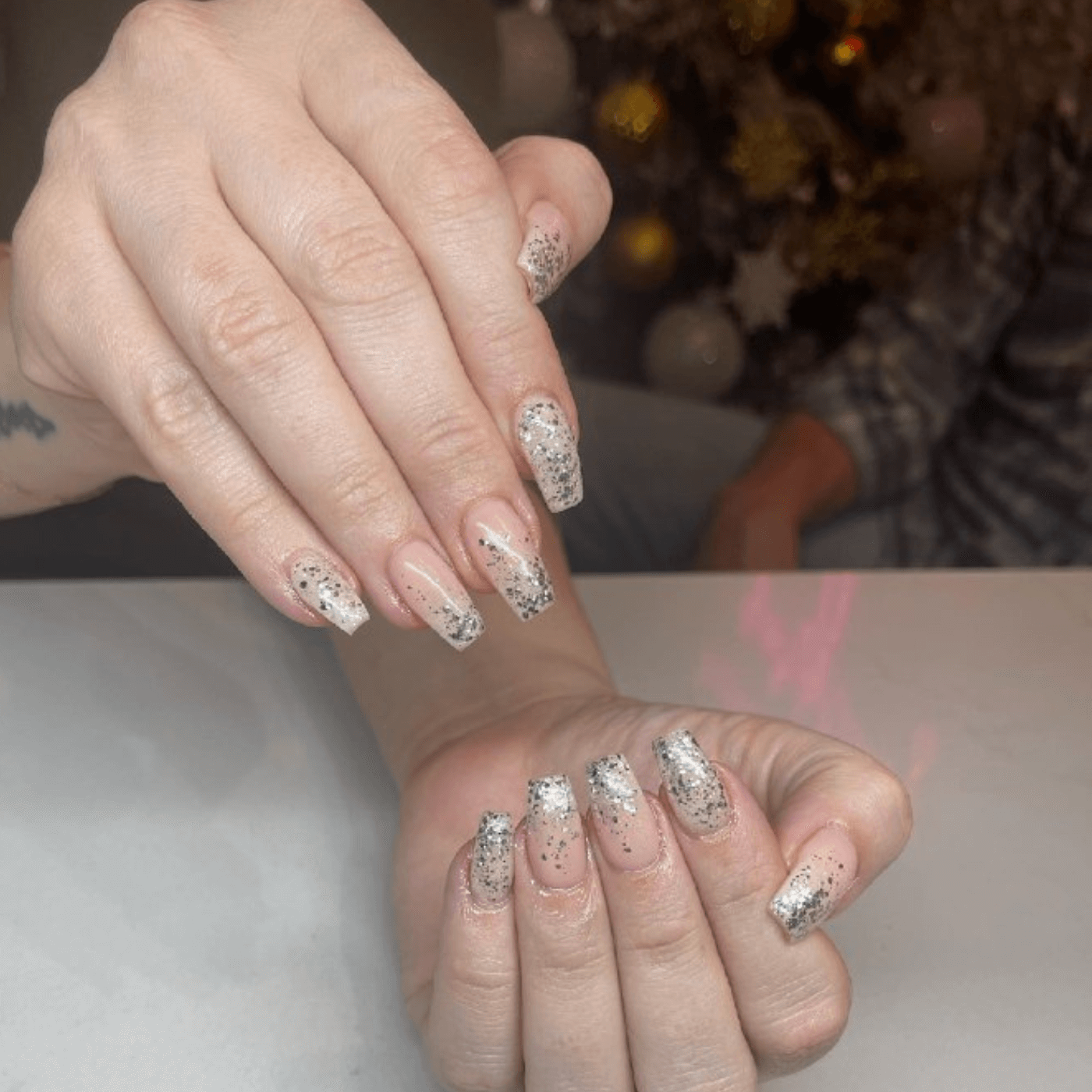 Ballerina Short Ombre Nails for Everyday Wear