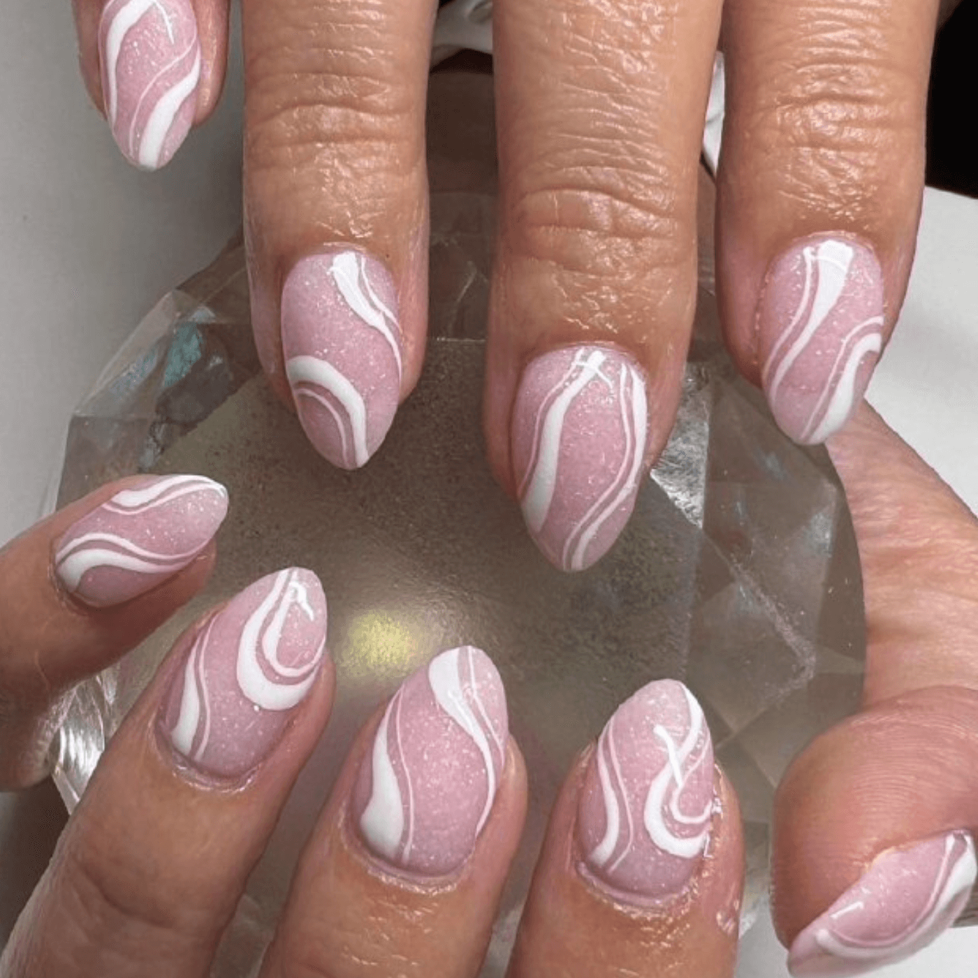 Pink Blunt Nails Trend 2025
