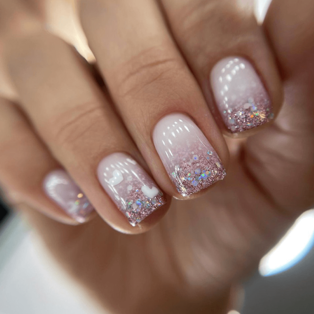 White Mermaid Nails