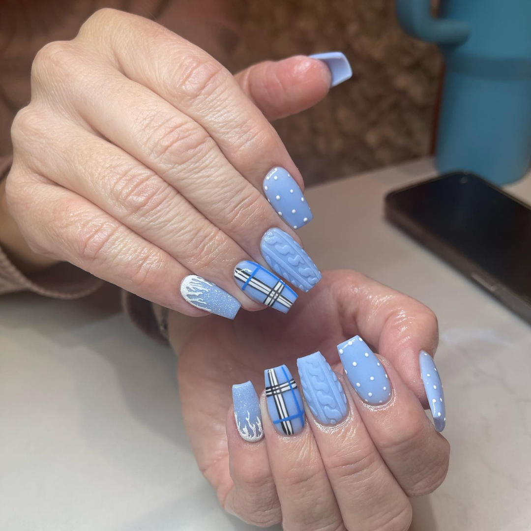 Gel maincure design ideas