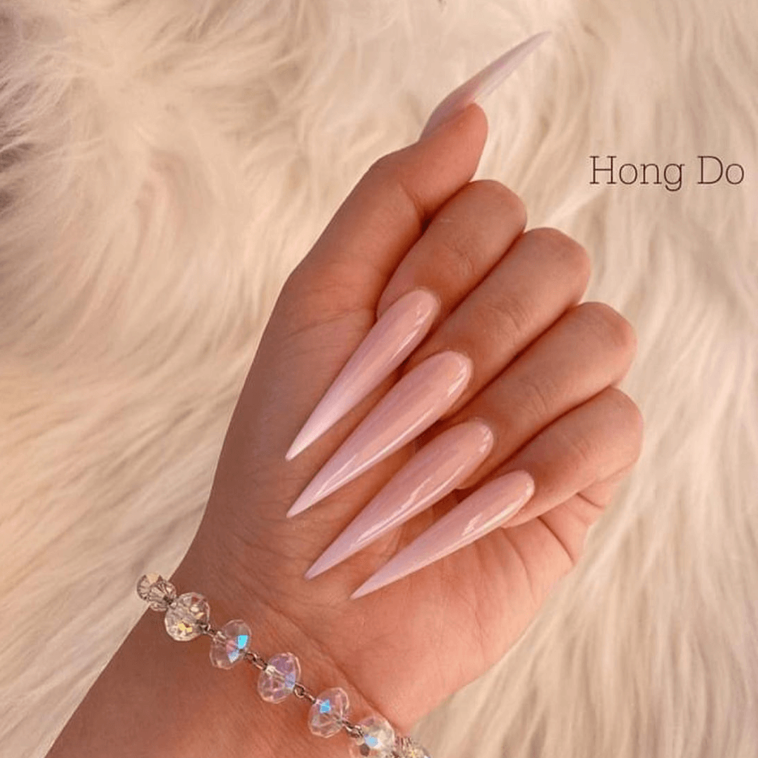 Nude Stiletto Nails