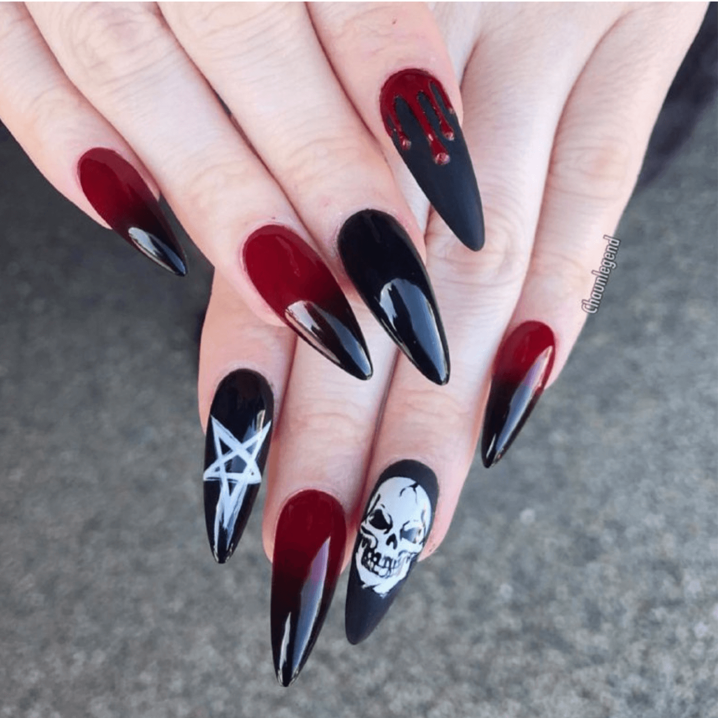 Scary Halloween Nails