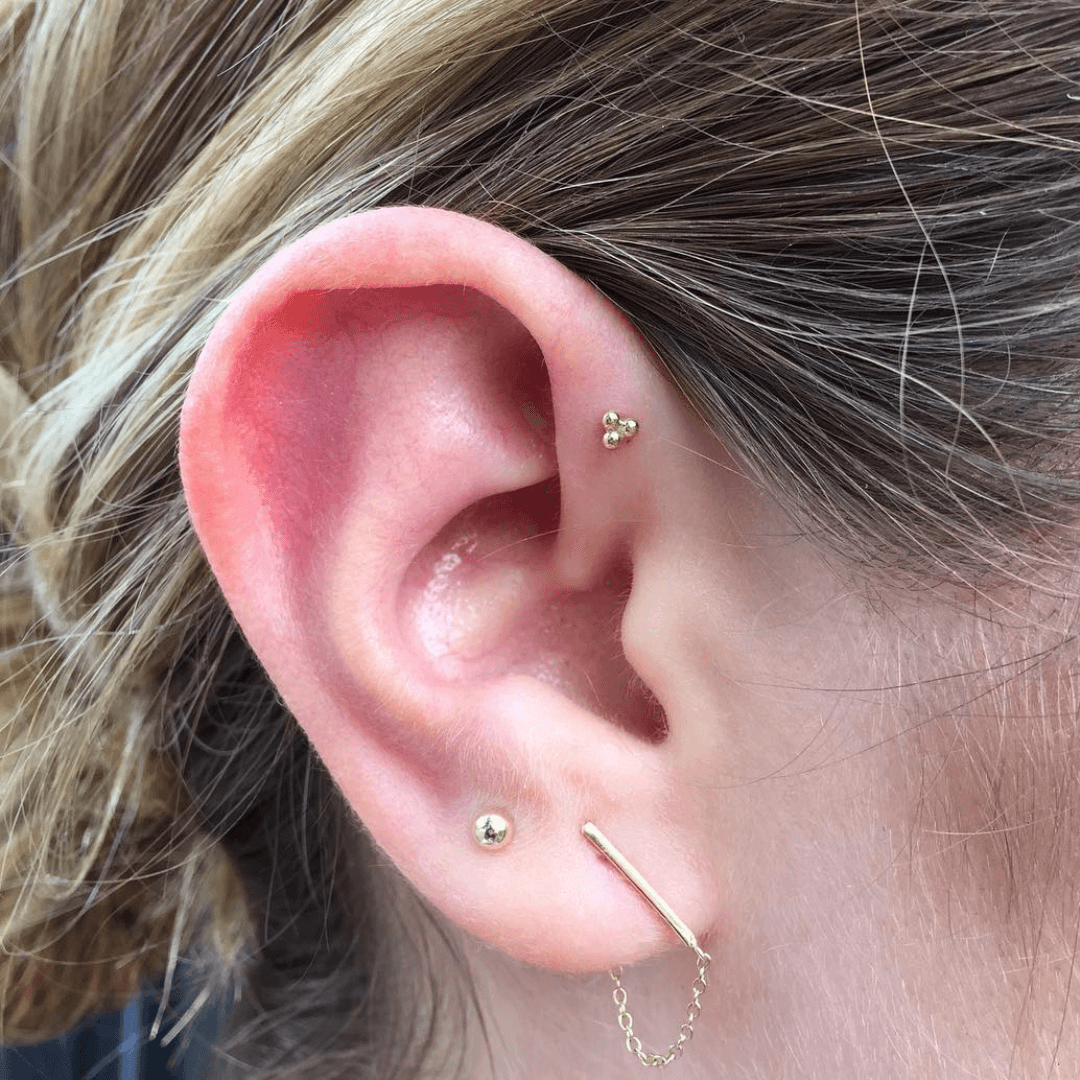 Helix ear hot sale piercing cost