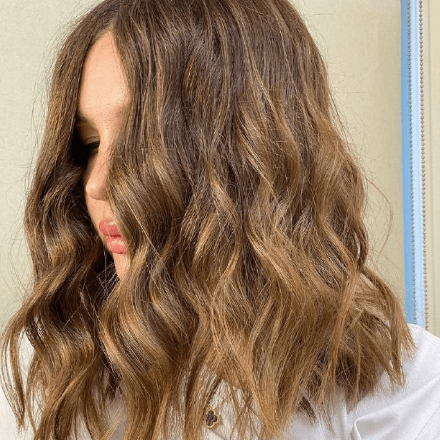 Caramel Dark Brown Hair With Blonde Highlights