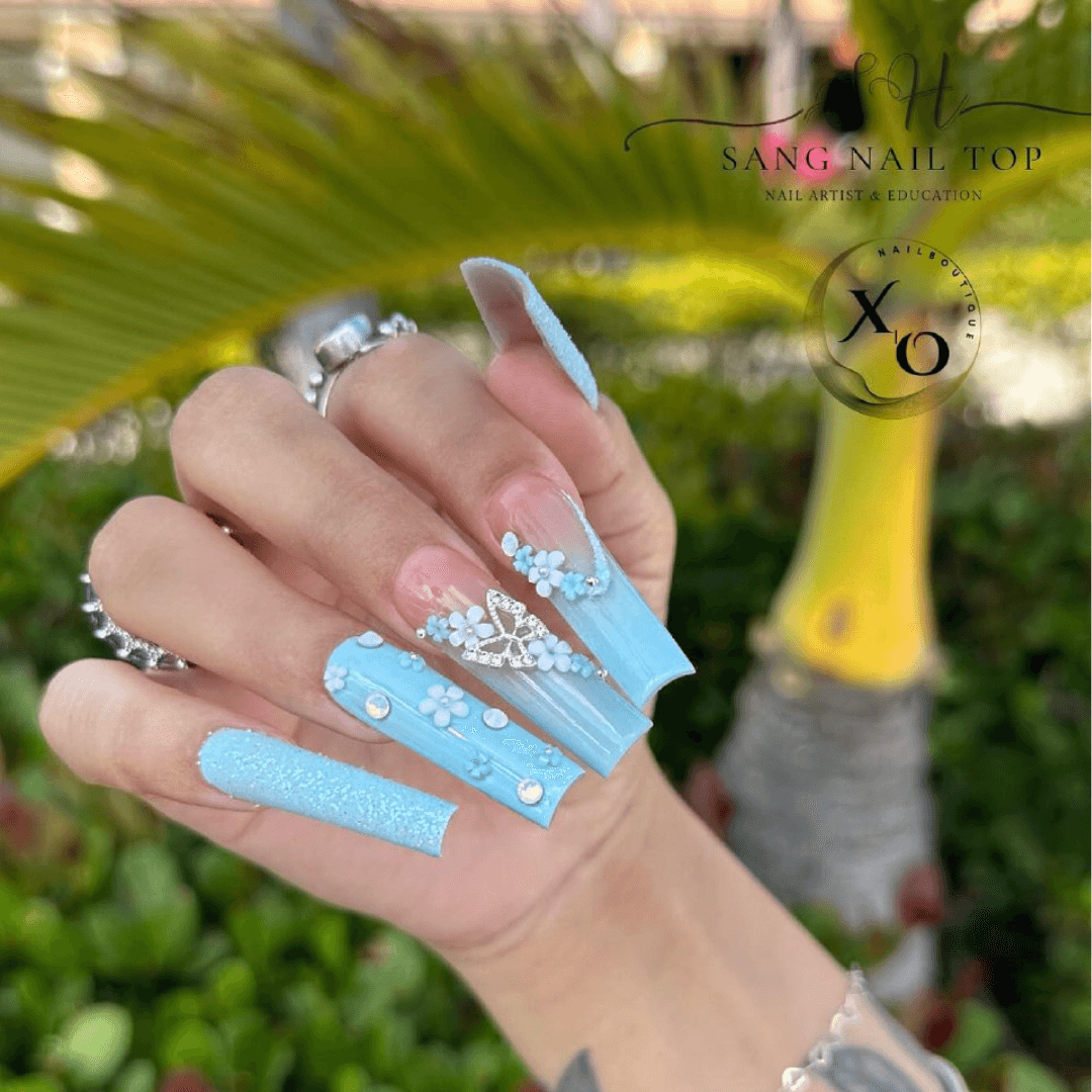 Acrylic nails for summer