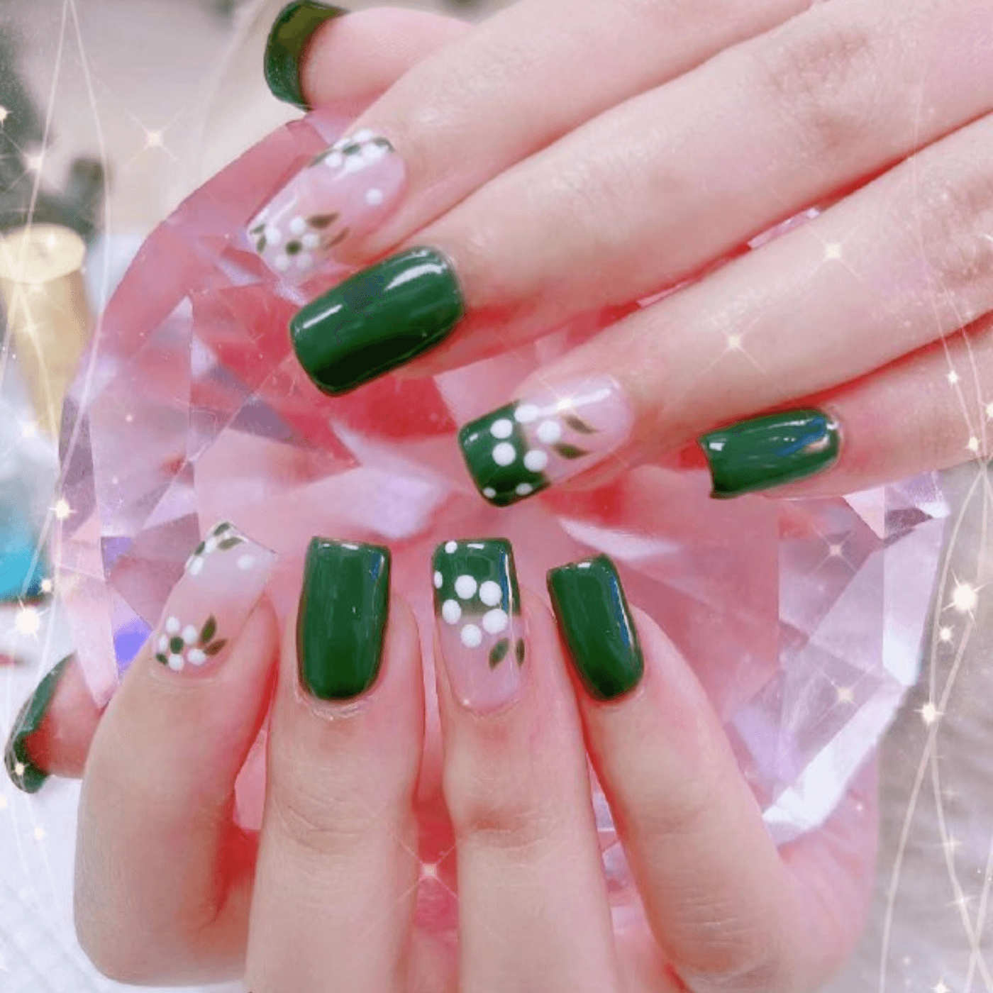 Emerald Green Nails