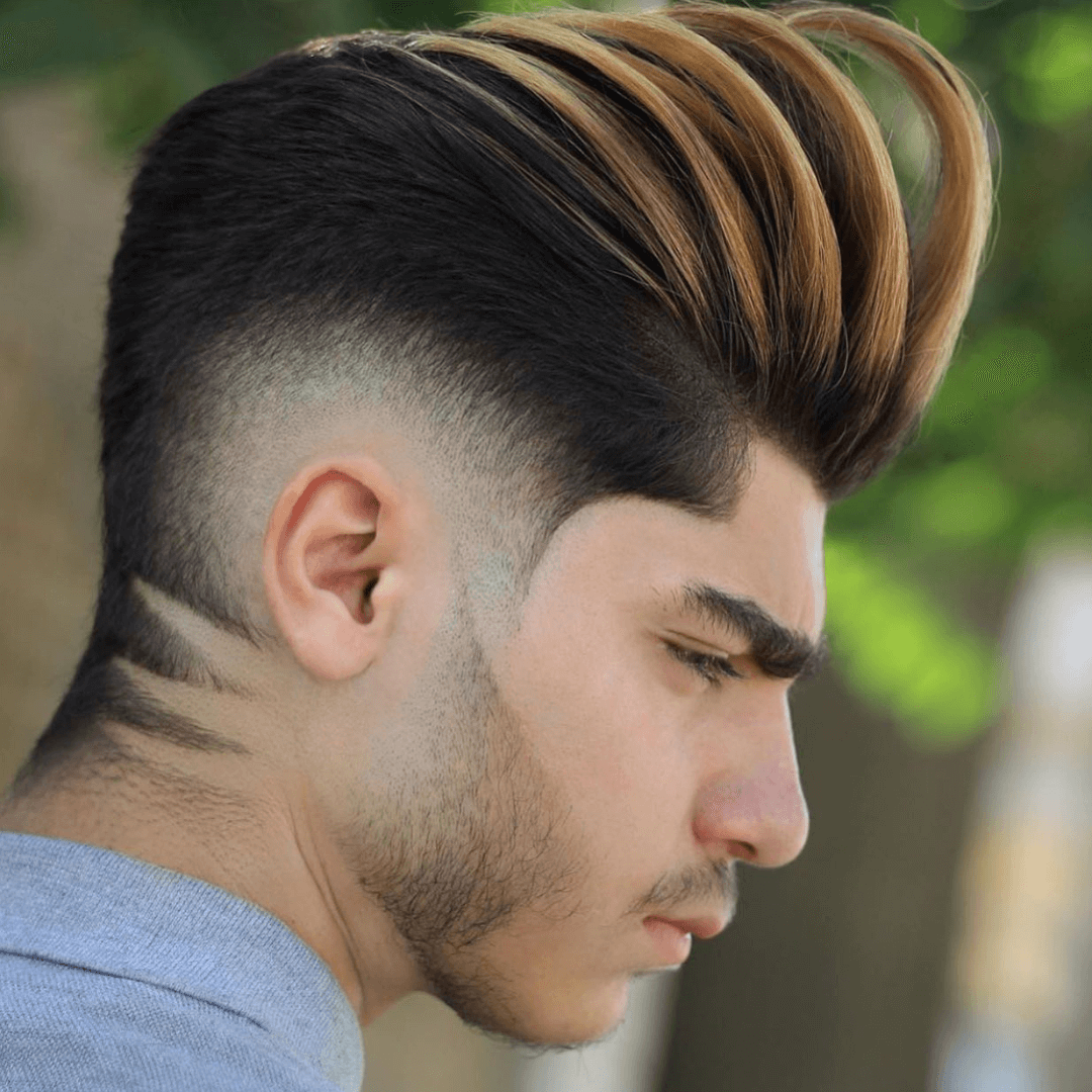 Peinados Castaños Con Mechas Rubias Para Hombre