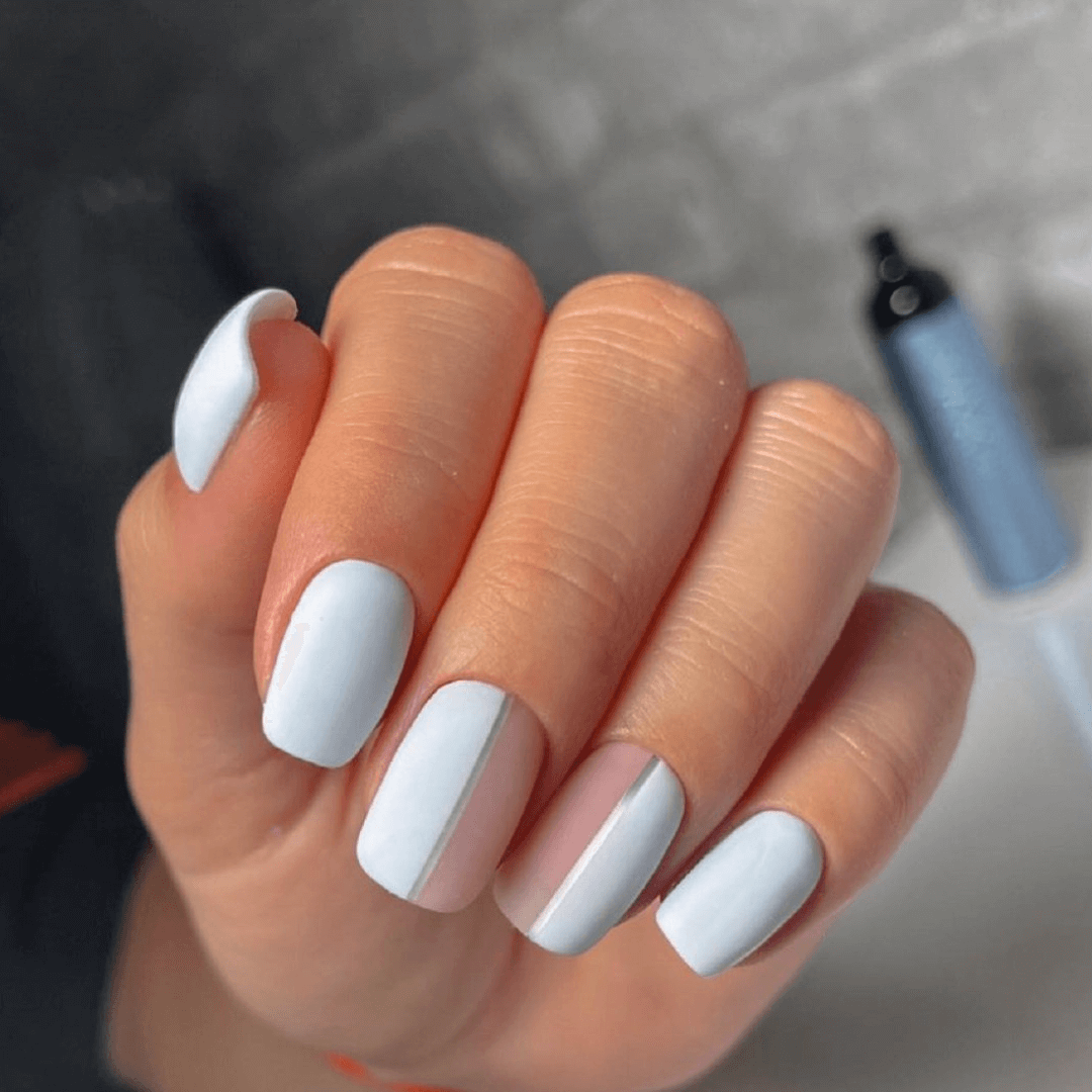 Nude Nails with Matte Finish